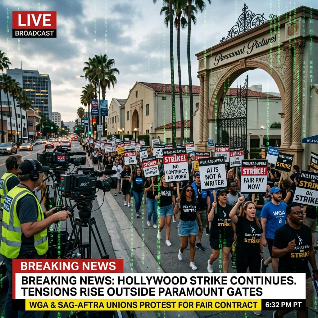 Hollywood on Edge: New AI Labor Strike Threats Loom Over 2026