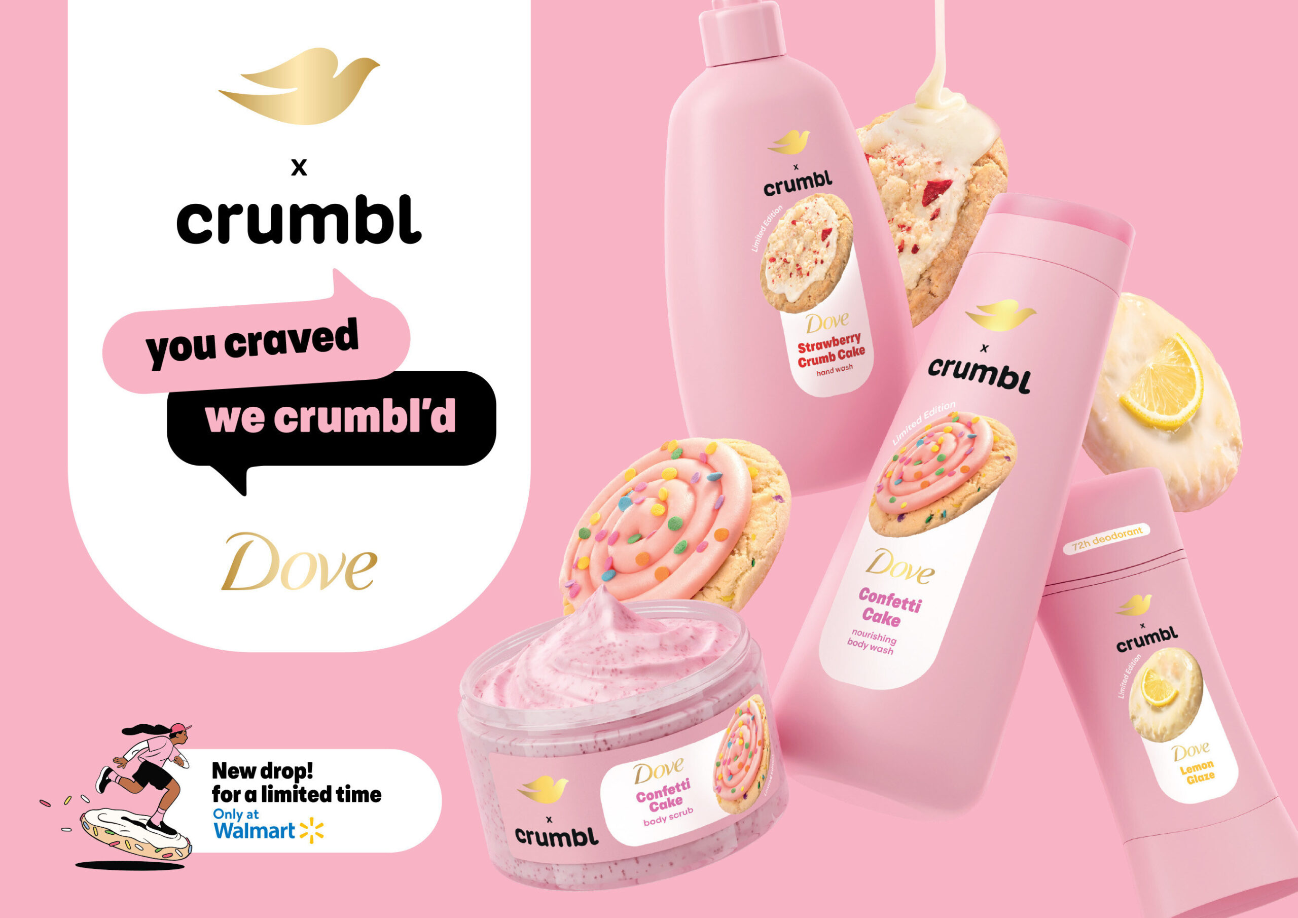 Dove and Crumbl team up for a sweet skincare collaboration inspired by the iconic dessert