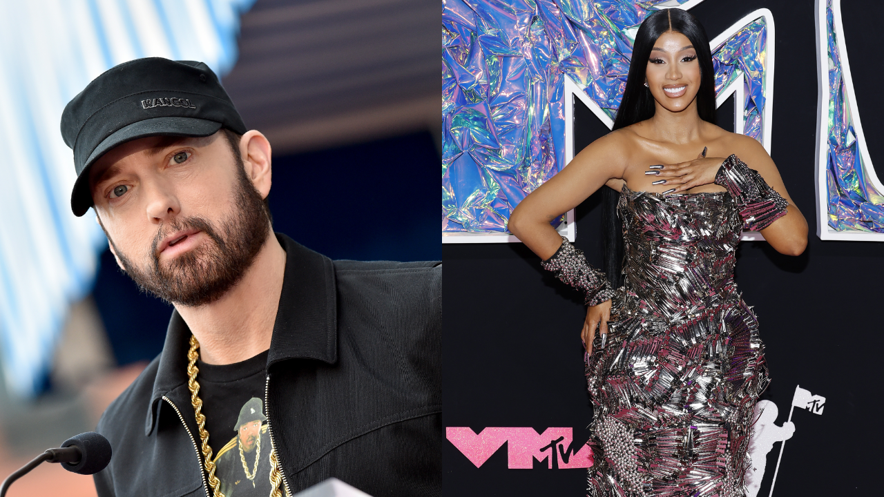 Eminem expresses love to Cardi B (Video)