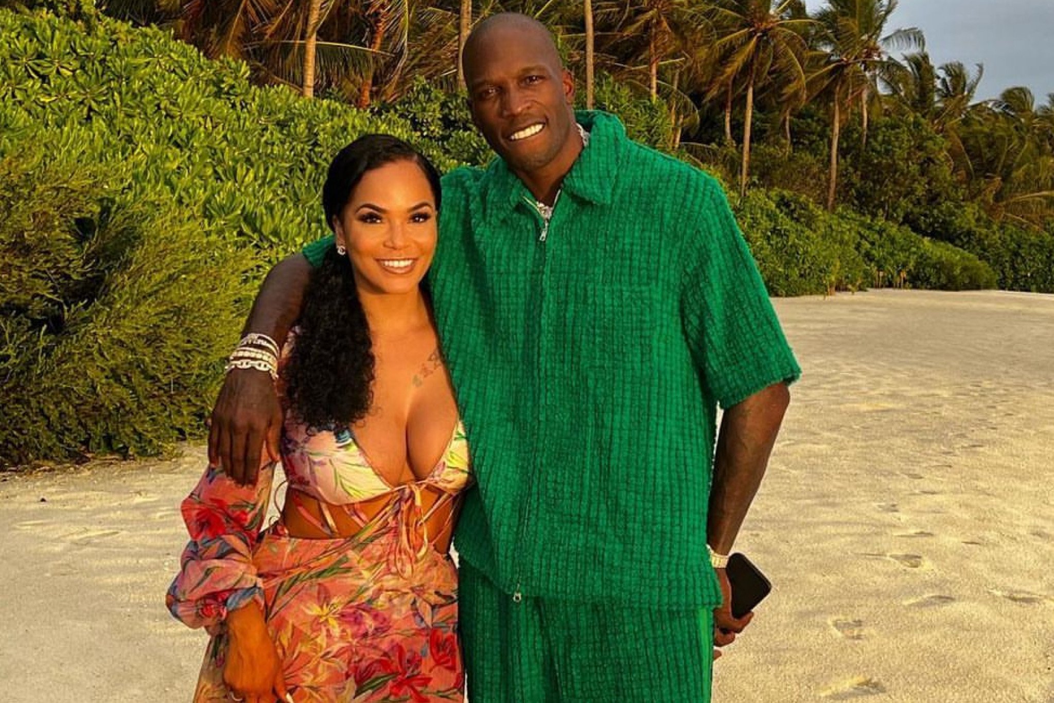 Chad Ochocinco Johnson Congratulates Ex-Fiancée Sharelle Rosado on Media Partnership with Shannon Sharpe After Initial Spoof (Video)