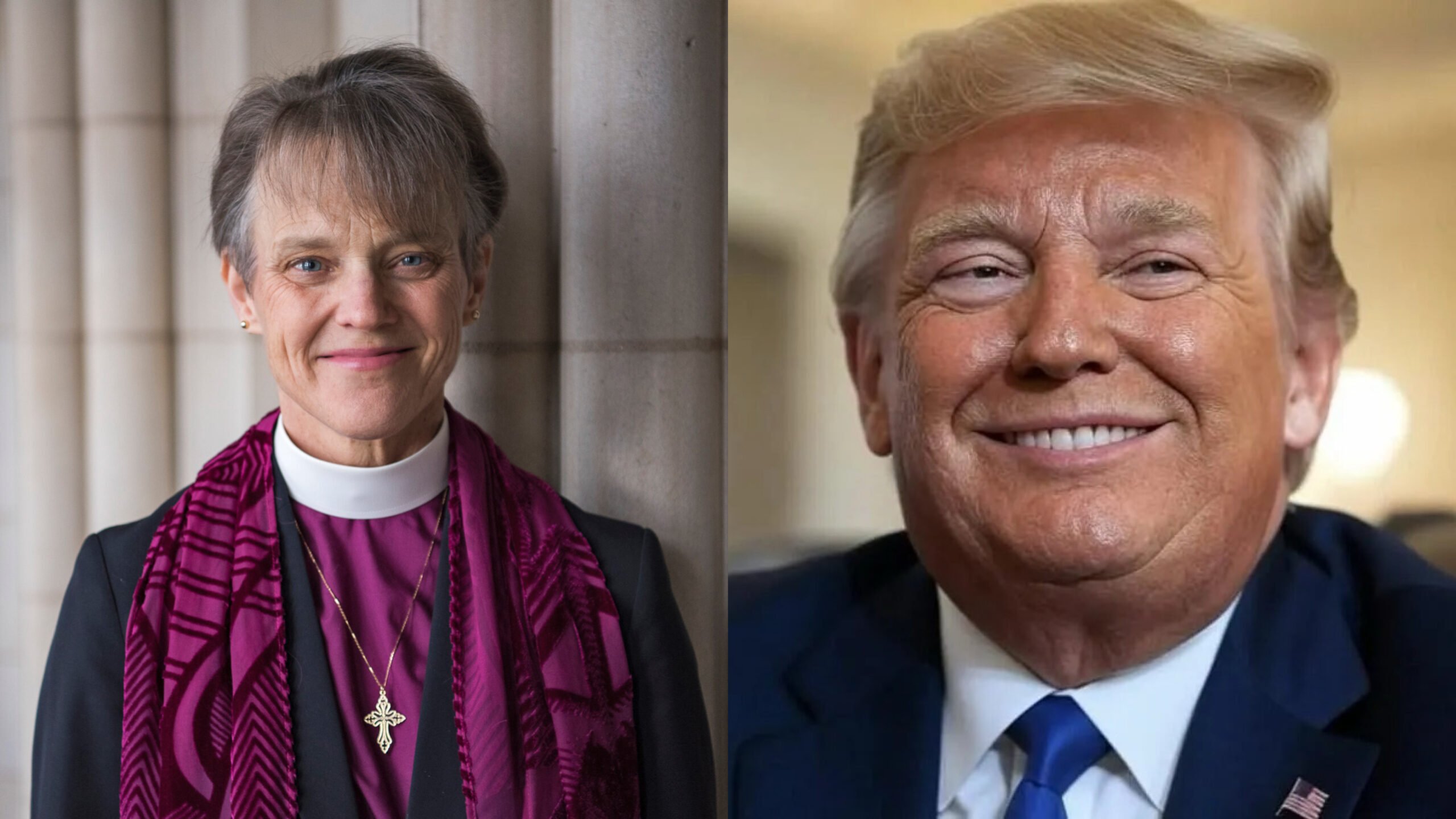 Bishop Marian Bard says she won't apologize for preaching to Trump