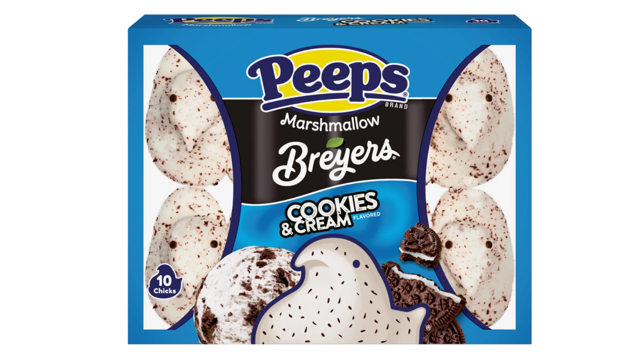 Smash or pass? Peeps teams up with Breyers to launch new Cookies & Cream flavor