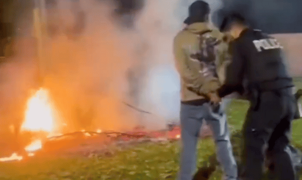 Homeless man arrested for setting bush on fire near Los Angeles amid ongoing wildfires (Video