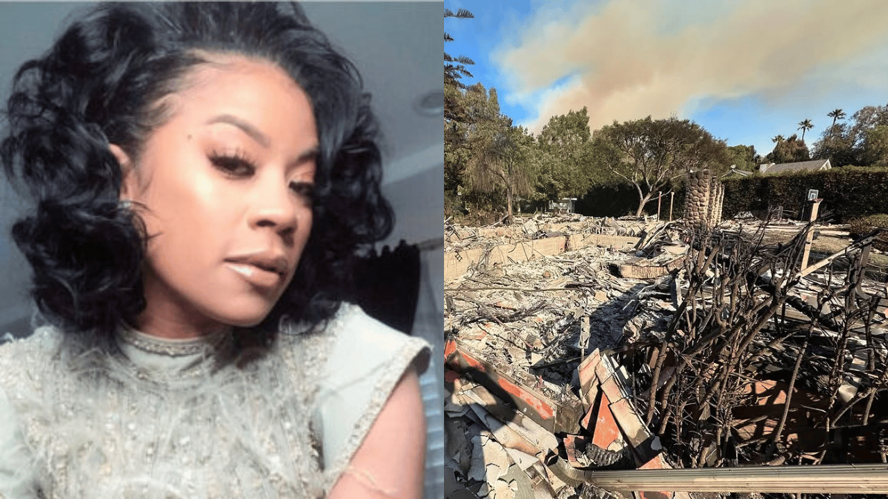 Hairstylist Jonathan Wright reveals Keyshia Cole's home burned down in Los Angeles wildfires (Video)