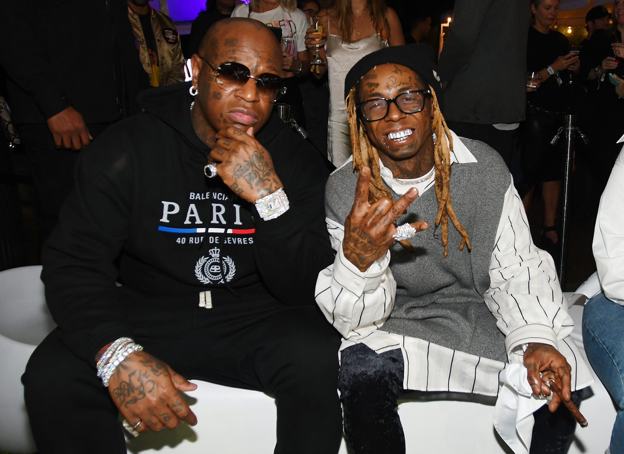 Lil Wayne cuts off Birdman alto speech at Hot Boys party: “Okay, go” (video)