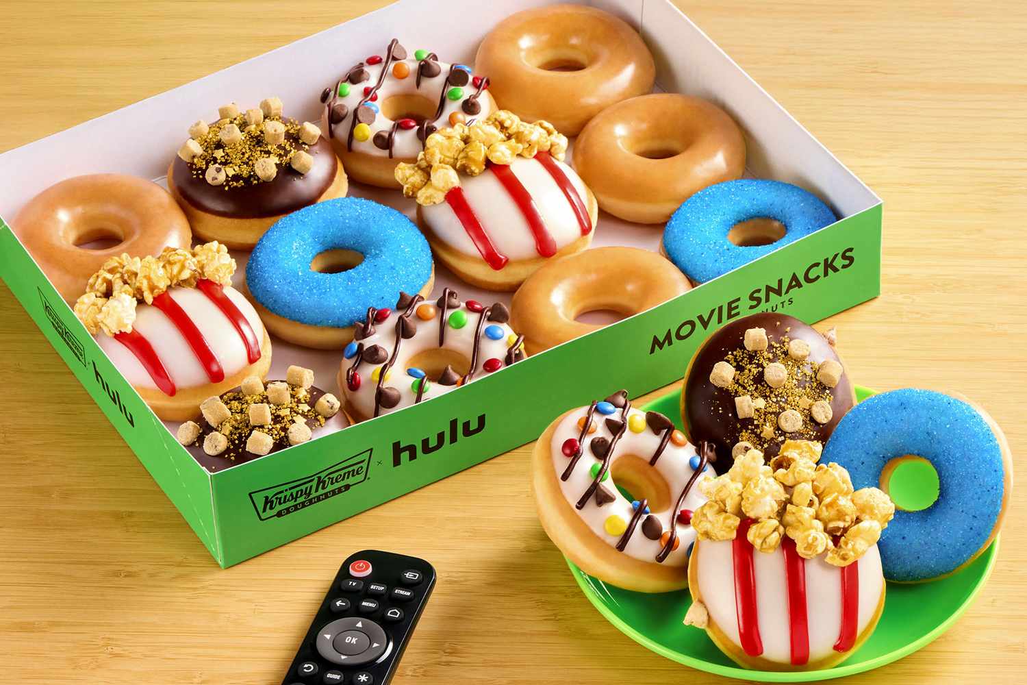 Krispy Kreme Drop Movie Movie Snack Donuts and Hulu