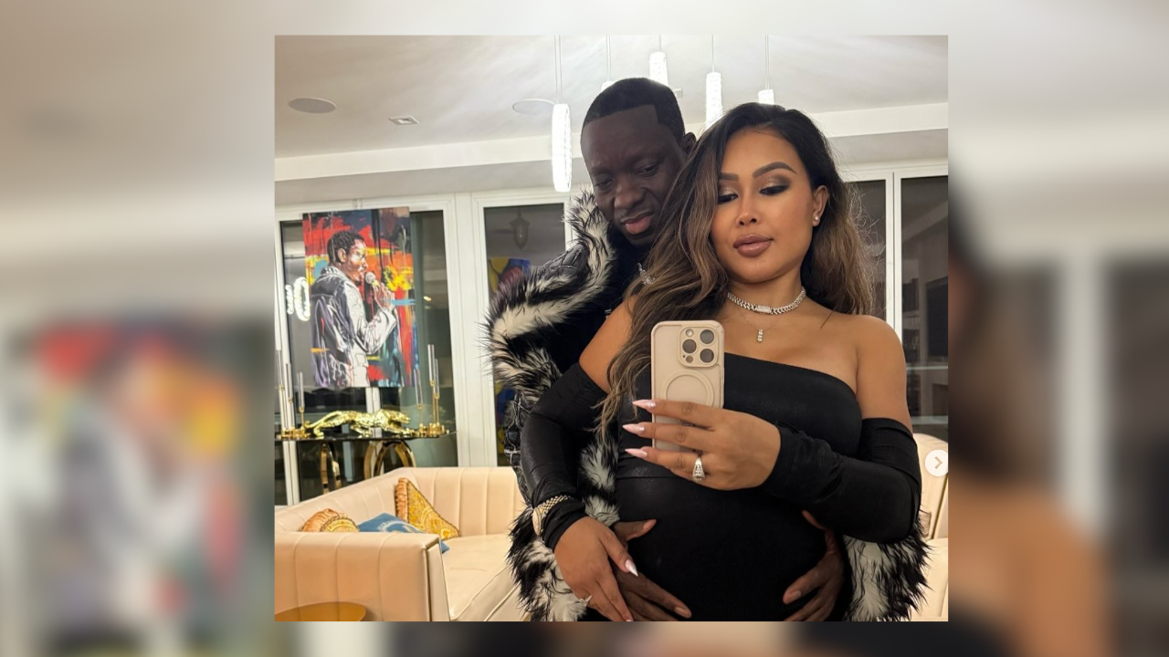 Michael Blackson and fiancé Rada Darling look forward to their first child together