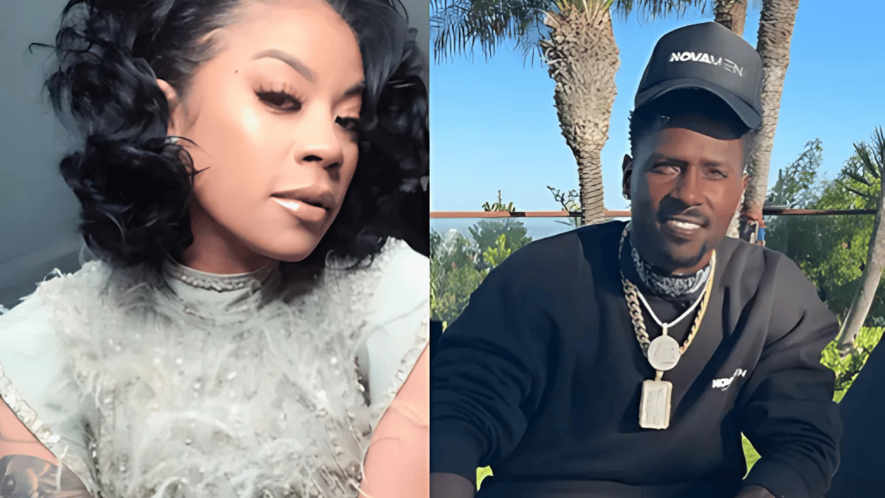 Keyshia Cole claims to be in love with Antonio Brown & Flaunts’ “AB” tattoo in new leaks