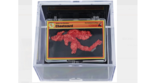 Pokémon-shaped flame hot Cheeto sold at auction for nearly ,000