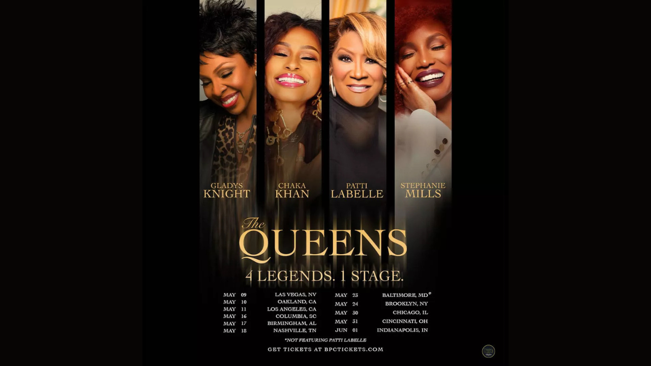 Gladys Knight, Chaka Khan, Patti Labelle and Stephanie Mills announce “Queen Band”