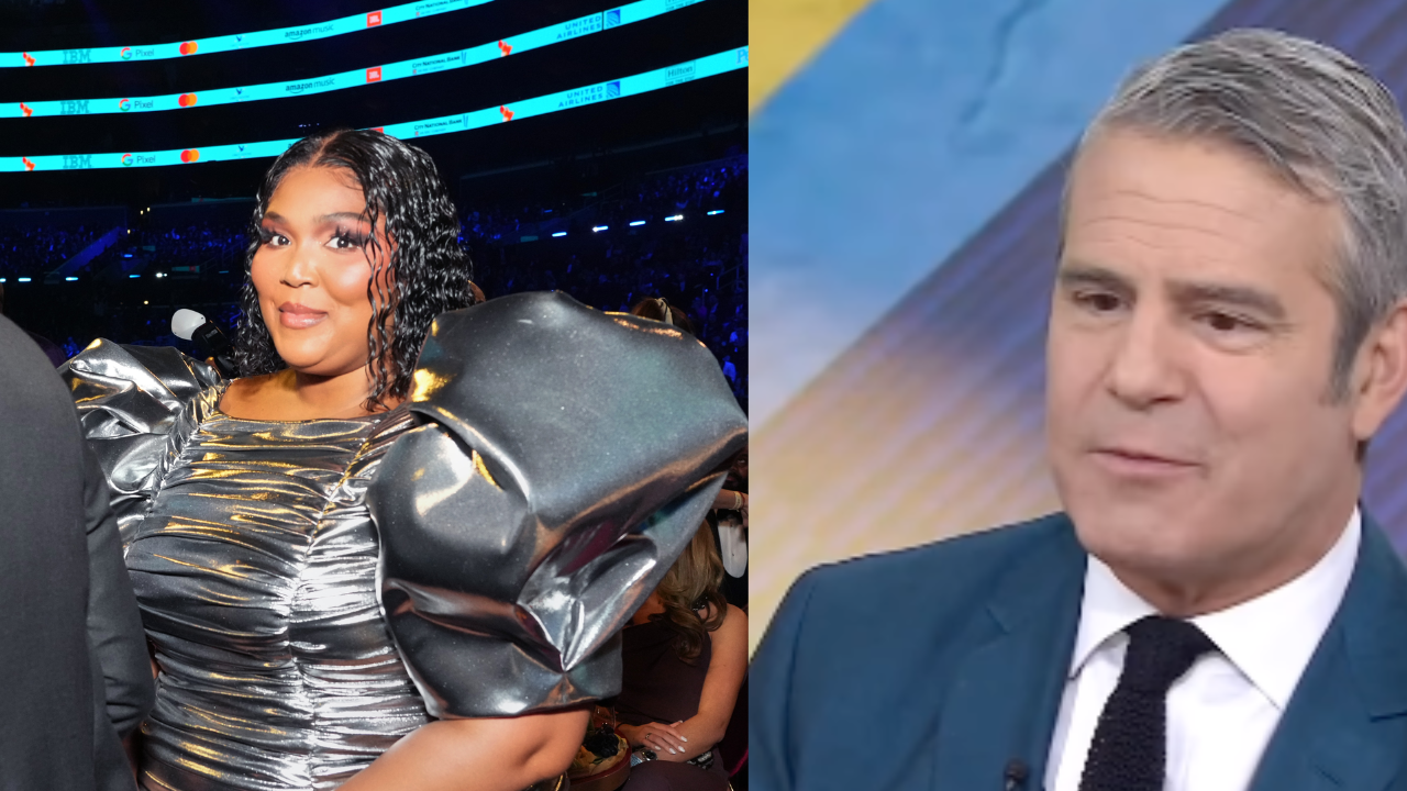 Lizzo playfully assembling Andy Cohen’s relationship with Mike Wright