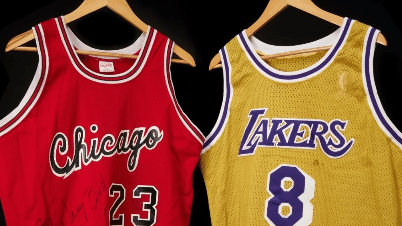 Michael Jordan and Kobe Bryant's NBA debut jersey is expected to be shot at auction millions